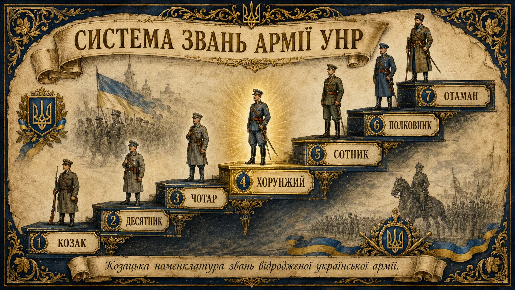 Система військових звань армії УНР
