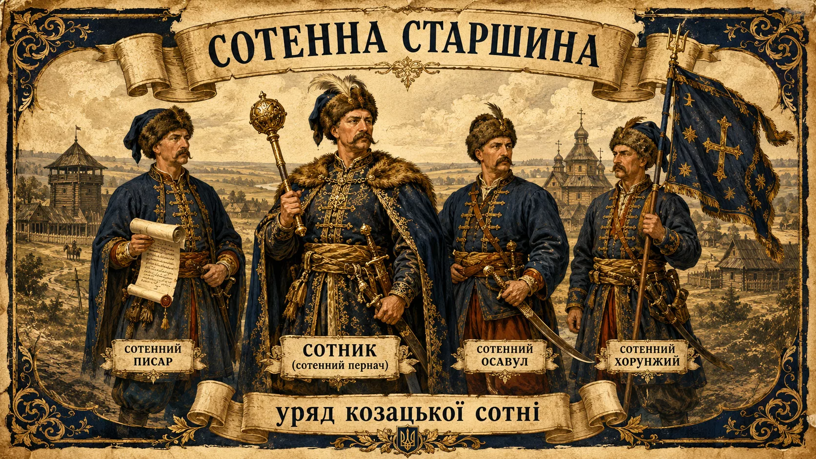 Сотенна старшина козацької сотні