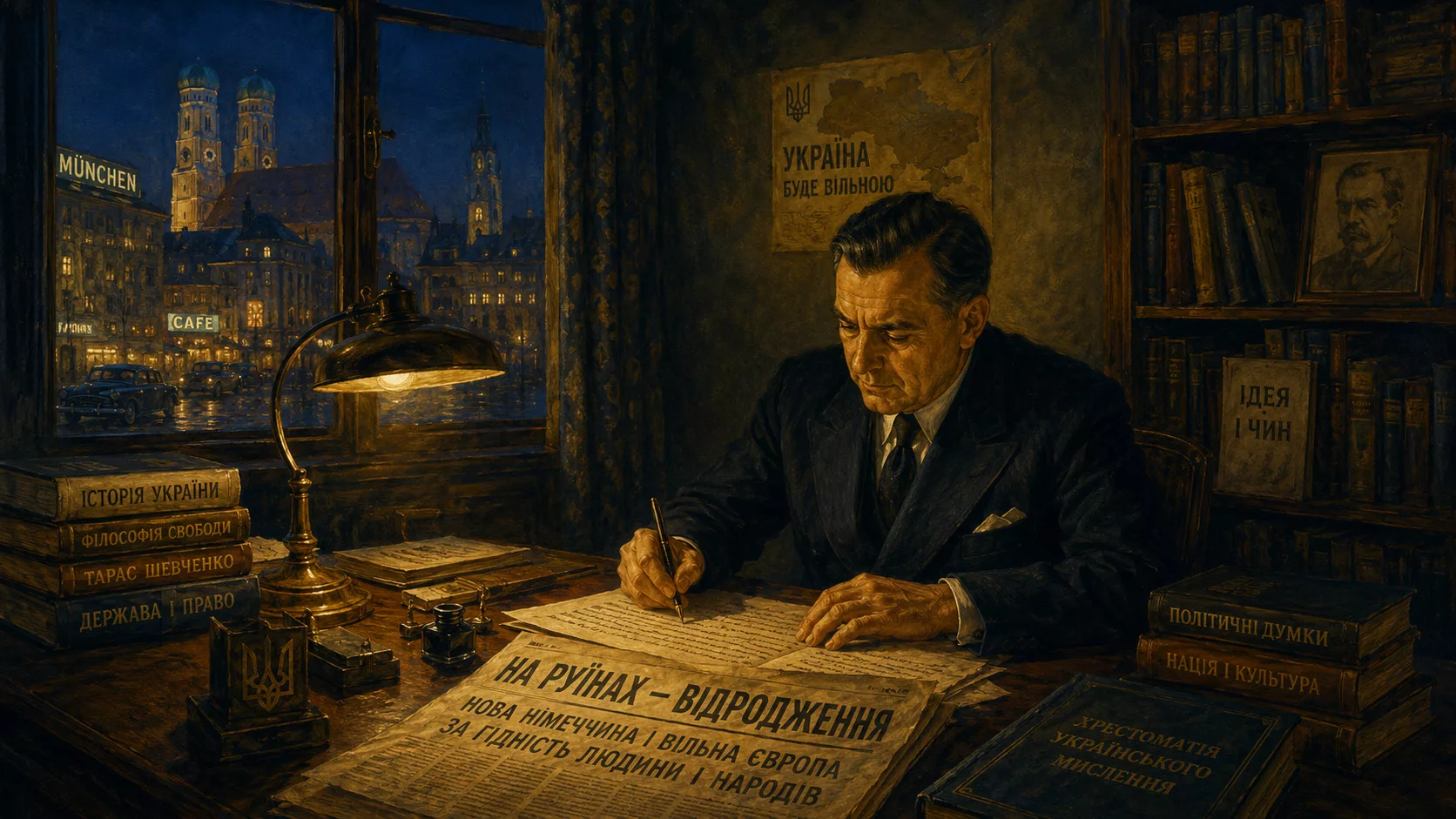 Український лідер в еміграції у Мюнхені 1950-х