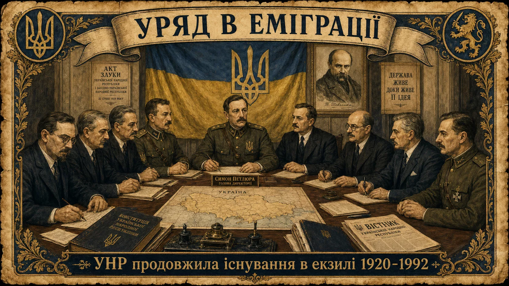 Засідання Уряду УНР в еміграції 1920-х років