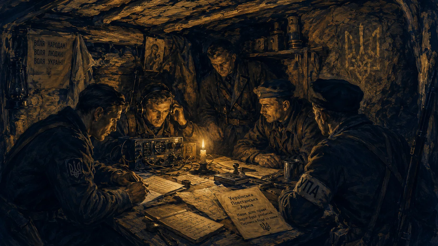 Криївка УПА — підземний схрон у Карпатах 1948