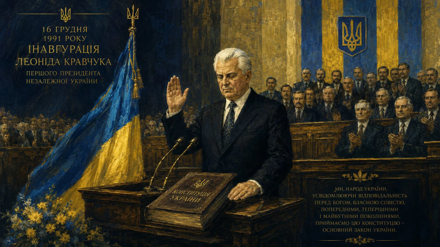 Інавгурація Леоніда Кравчука — першого Президента України 1991