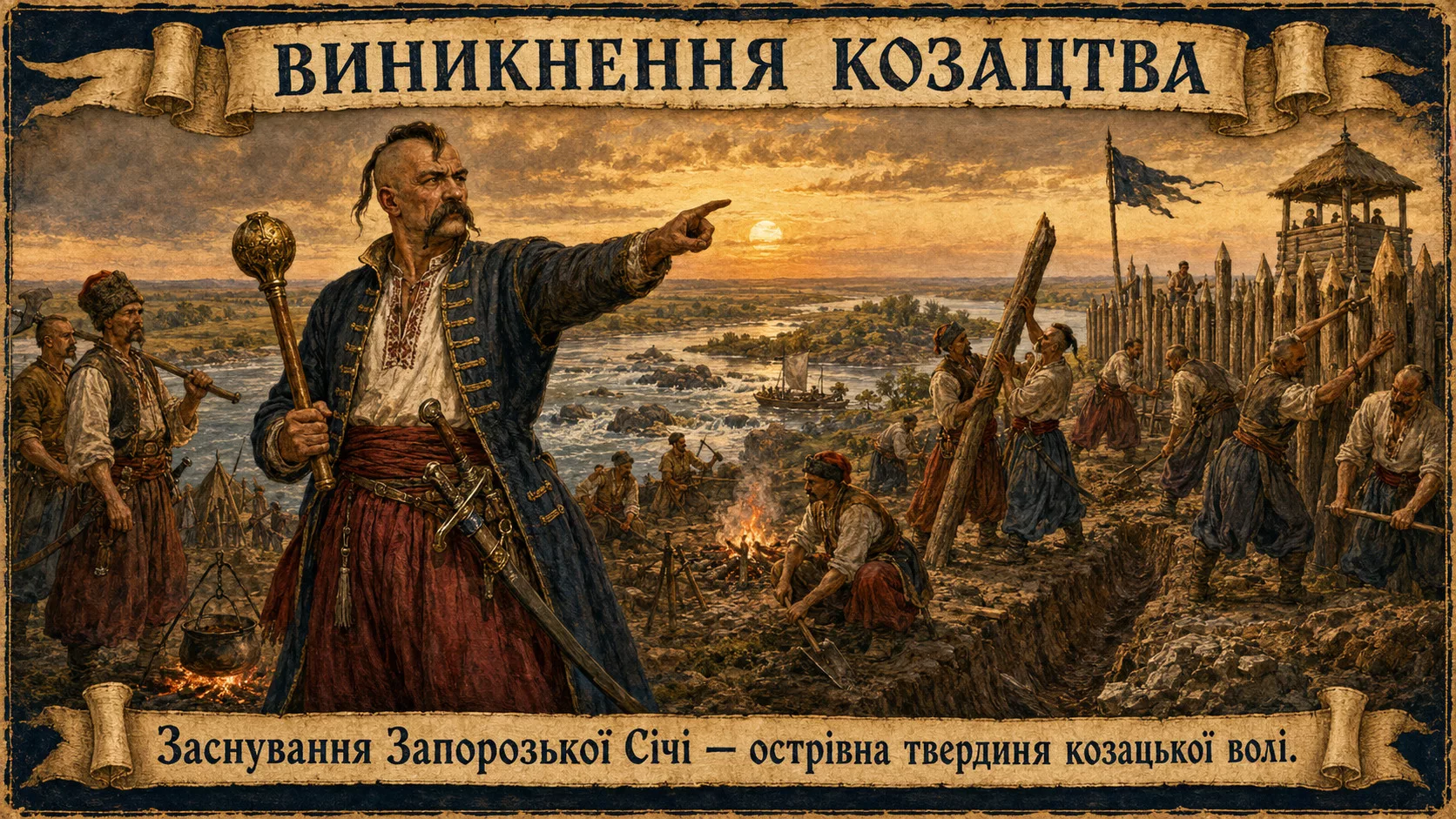 Виникнення українського козацтва і заснування Запорозької Січі