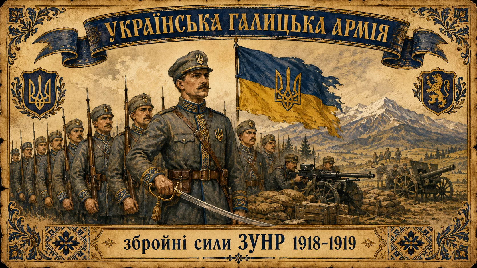 Стрій солдат Української Галицької Армії 1918-1919